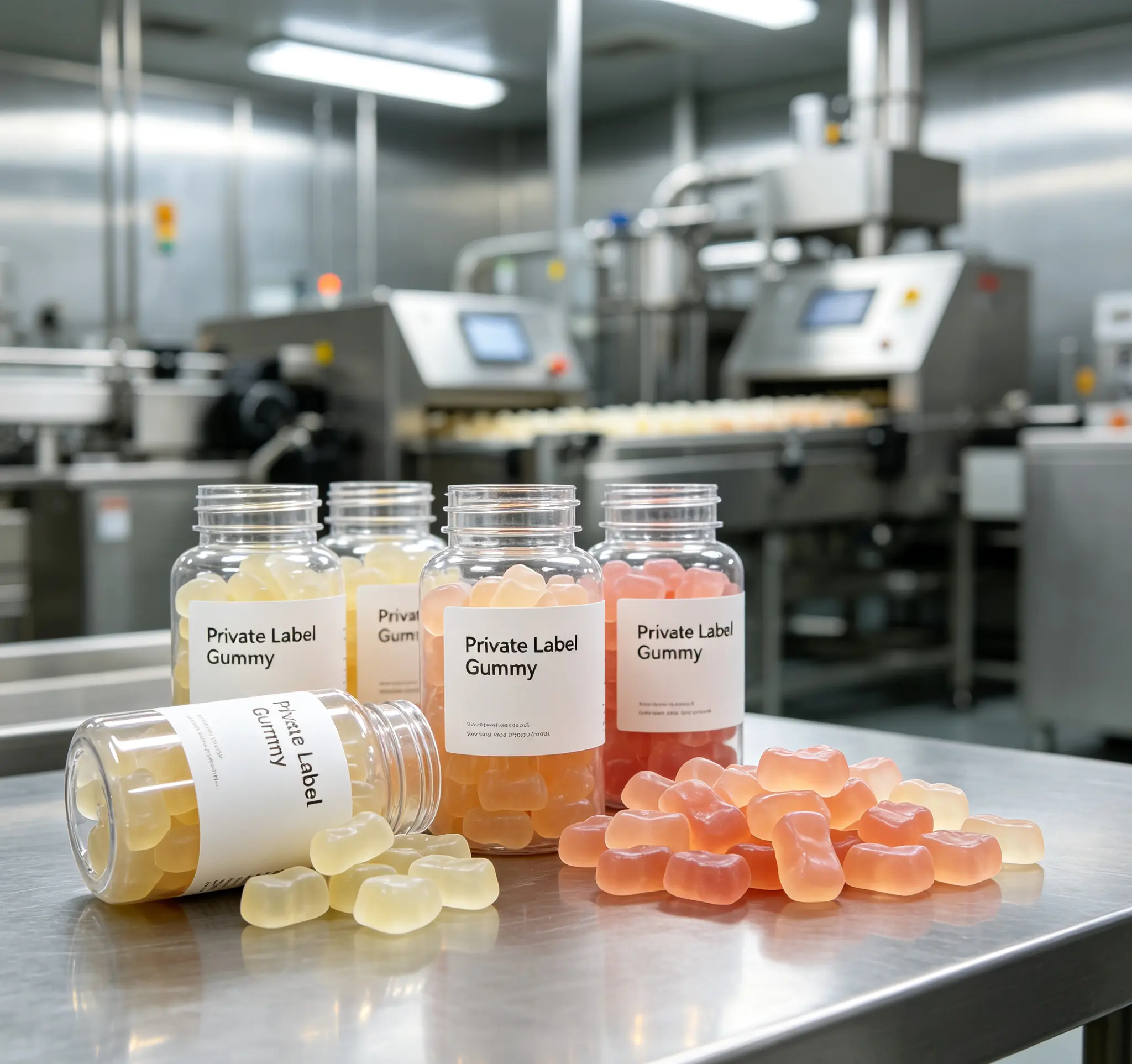 5 fatores-chave ao escolher uma fábrica de gomas para produção em grandes quantidades